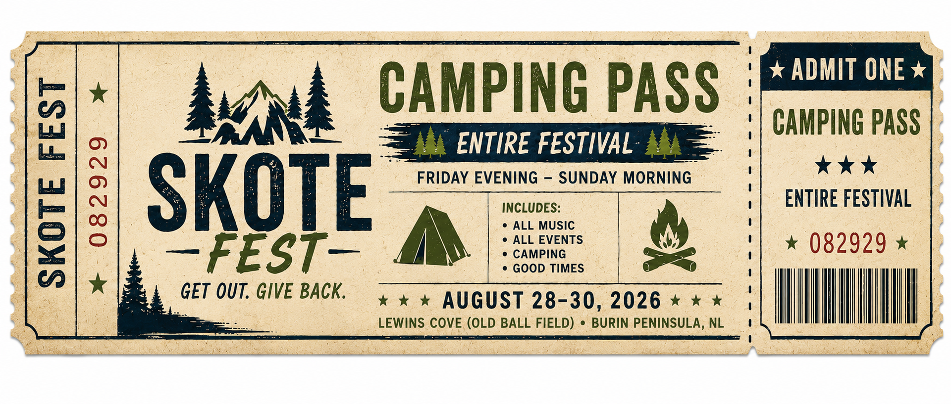 Skote Fest Camping Pass – Camp Skote